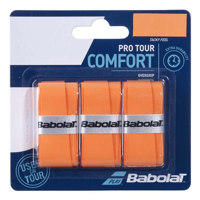 Babolat Padel Pro Tour X3 Comfort Overgrip (Oranje/Zwart/Wit) afbeelding 1
