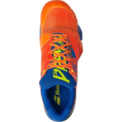 Babolat Jet Premura Padel schoen Oranje/Blauw afbeelding 4