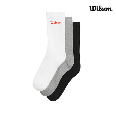 Wilson crew logo socks 3-pack afbeelding 1