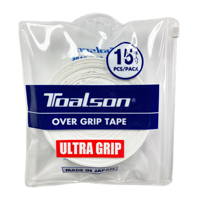 Toalson Ultra Over Grip White / Black  15 Pcs | Padel Grips afbeelding 3