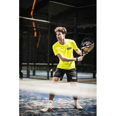 Padel t-shirt 2023 Padel Sportswear ademend Geel afbeelding 3