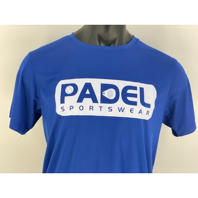 Padel Sport shirt [blauw] ademend heren "Padel Sportswear" afbeelding 2