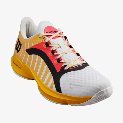 Wilson Hurakn Pro White/Oldgold Padel Shoe afbeelding 2