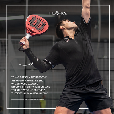 Floky No-Strain Sleeves Black | Padel Accessoire afbeelding 4