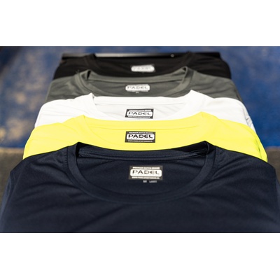 Padel t-shirt 2023 Padel Sportswear ademend Geel afbeelding 9