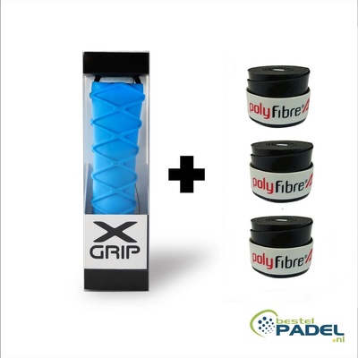 X-Grip Padel Grip + overgrip bundel afbeelding 1