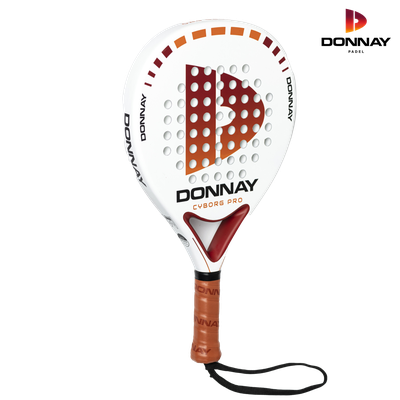 Donnay Cyborg Pro 18K Iceman White | Padel Racket afbeelding 1