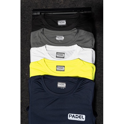 Padel t-shirt 2023 Padel Sportswear ademend Geel afbeelding 8