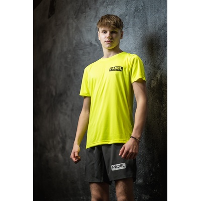 Padel t-shirt 2023 Padel Sportswear ademend Geel afbeelding 7