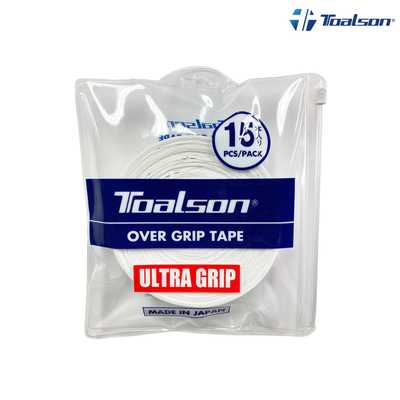 Toalson Ultra Over Grip White / Black  15 Pcs | Padel Grips afbeelding 2