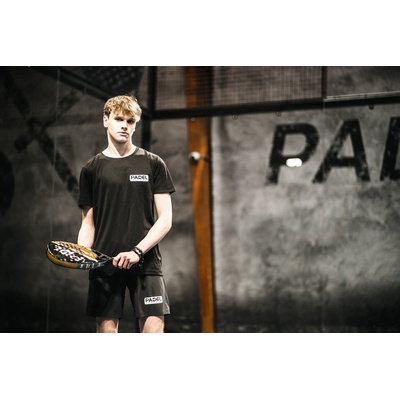 Padel t-shirt 2023 Padel Sportswear ademend Zwart afbeelding 5