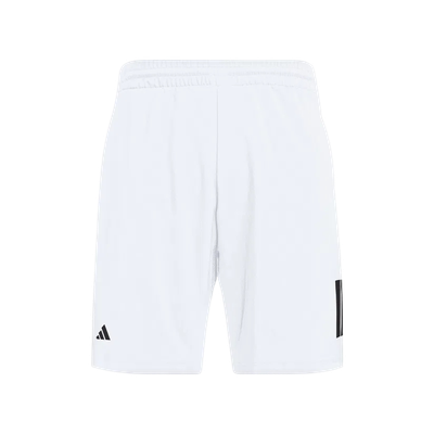 adidas Club 3 Stripes Shorts White | Padel Clothes afbeelding 2