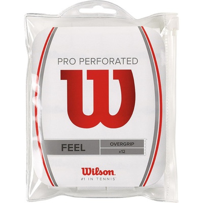 Wilson Pro Perforated 12 st. Overgrip Wit afbeelding 1
