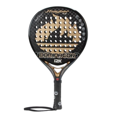 J'hayber Dominator 12K Black/Gold | Padel Racket afbeelding 2