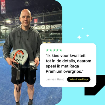 Jan van Halst over de padel grips van Raqa