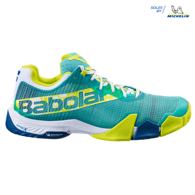 Babolat Jet Premura Padel schoen Geel/Groen afbeelding 1