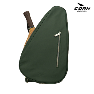 Cork Green Leather Racket Cover afbeelding 1