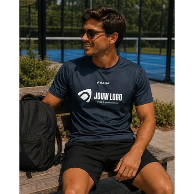 Bedrijfspadelshirt met eigen logo afbeelding 1