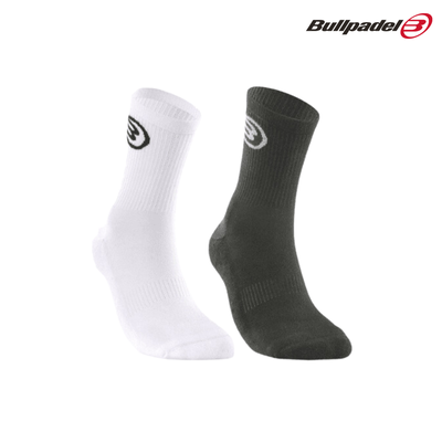 Bullpadel Socks 2Pcs Black and White | Padel Socks afbeelding 1