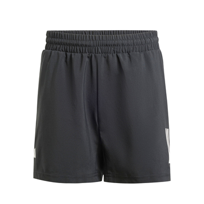 adidas Club 3 Stripes Shorts Black | Padel Clothes afbeelding 2