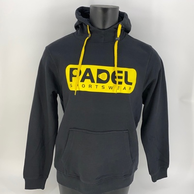 Padel Hoodie [zwart / geel] "Padel Sportswear" afbeelding 6