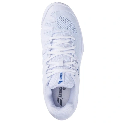 Babolat Sensa White/Cool Blue - Padel Shoes afbeelding 5