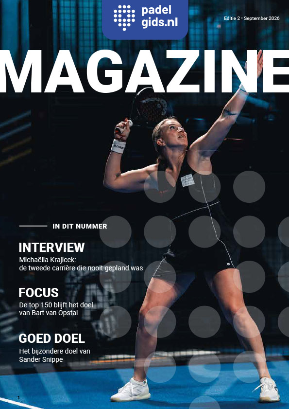 Padelgids Magazine Cover, editie 2 2026