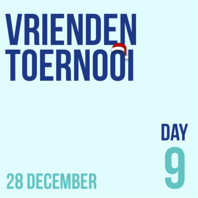 Logo 🎅 DAY 9: Vriendentoernooi