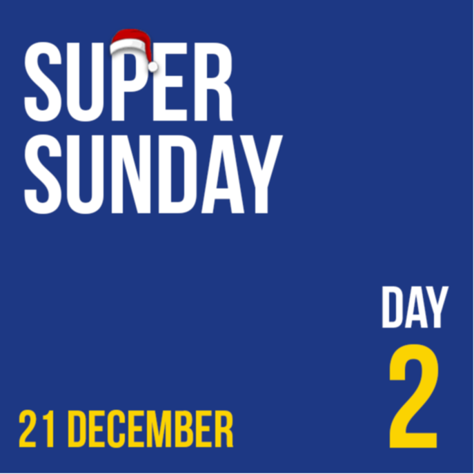 Logo 🎅 DAY 2: Super Sunday 7/8