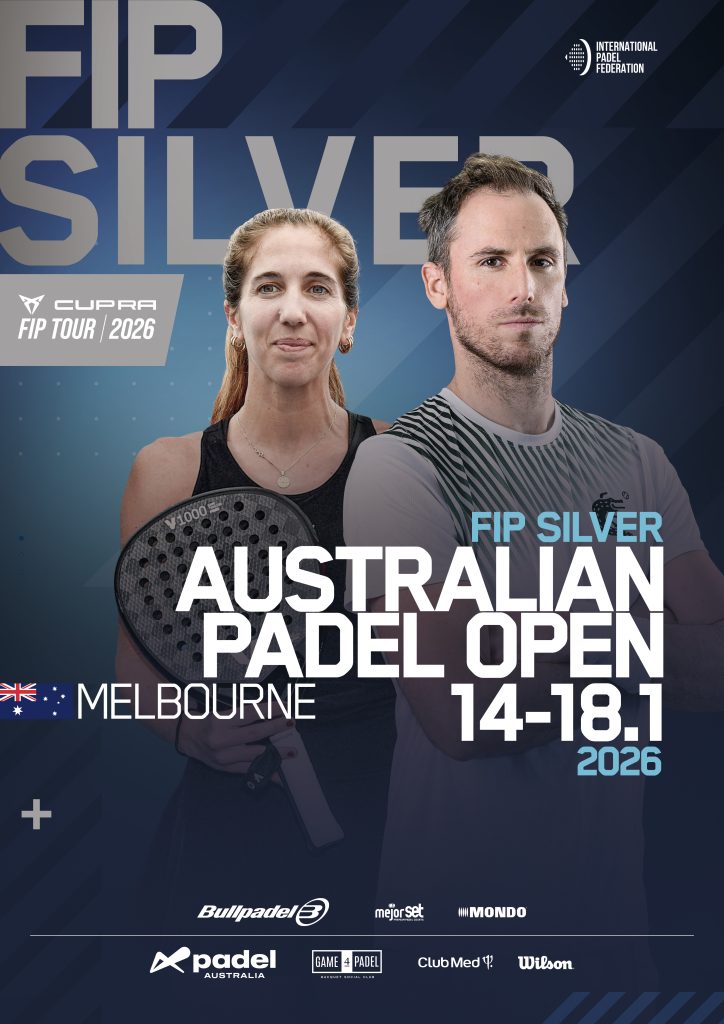 Logo FIP SILVER AUSTRALIAN PADEL OPEN