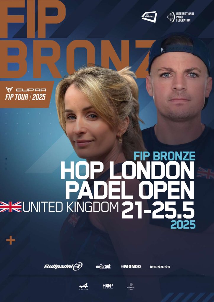 Logo FIP BRONZE HOP LONDON PADEL OPEN