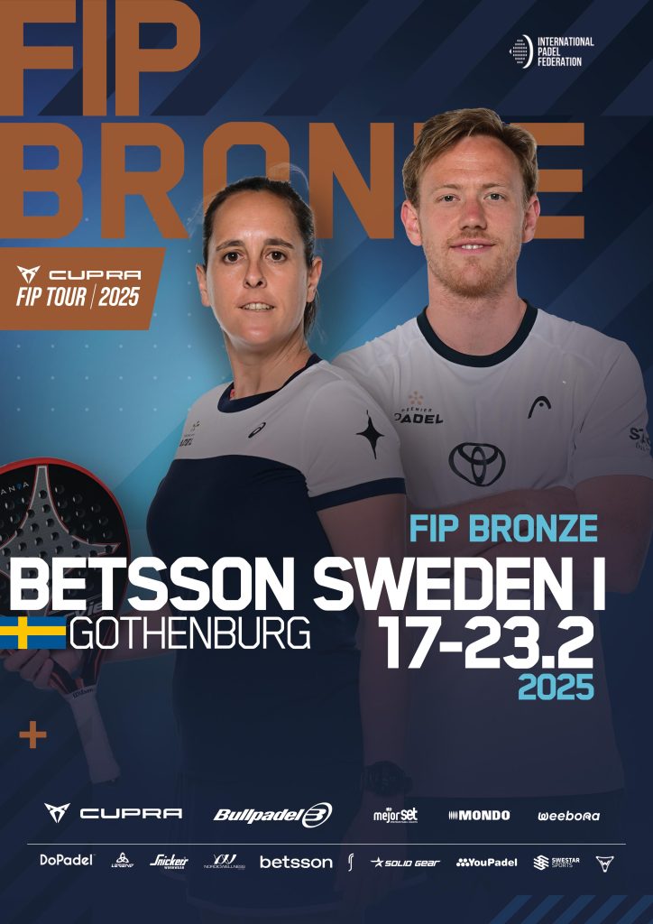 Logo FIP BRONZE SWEDEN I BON PADEL