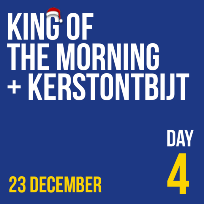 Logo 🎅 DAY 4: King of the Morning- Benoordenhout (High Int/ low Adv)