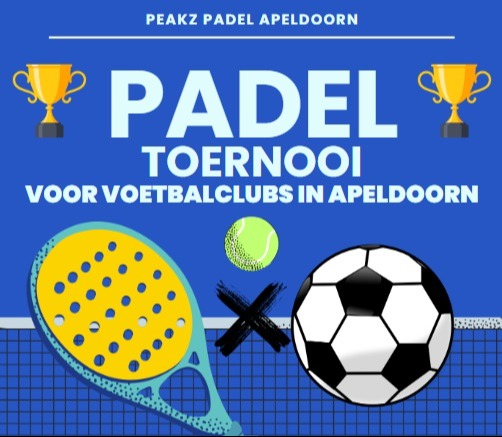 Logo ⚽🎾 Voetbal x Padel Toernooi 2025 🎾⚽