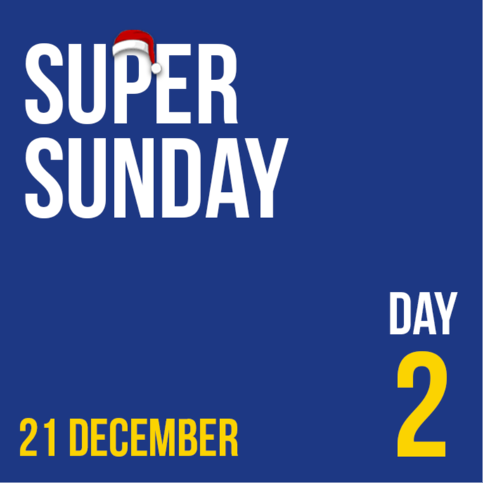 🎅 DAY 2: Super Sunday -Starter-