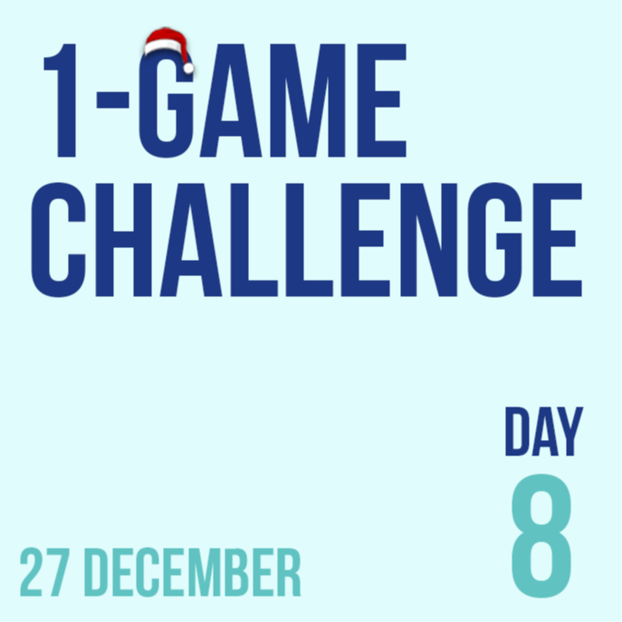 🎅 DAY 8: 1-Game Challenge (8/9/10)