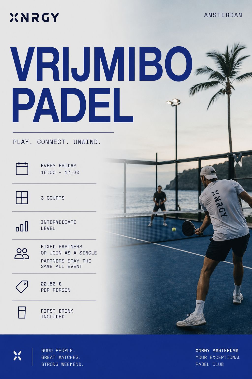 Logo 🍻 VrijMiBo Padel | Intermediate