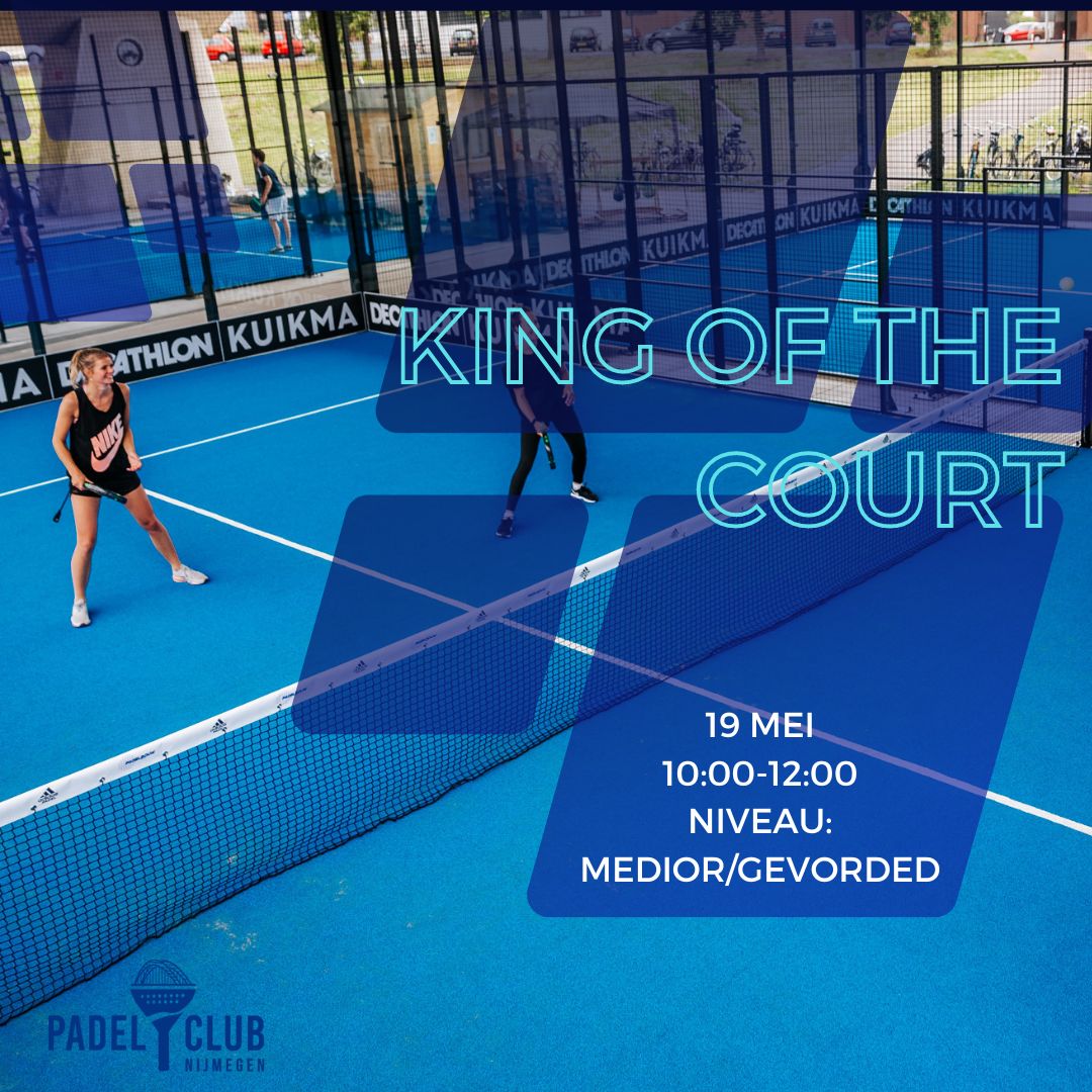 Logo King of the court - Medior/Gevorderd