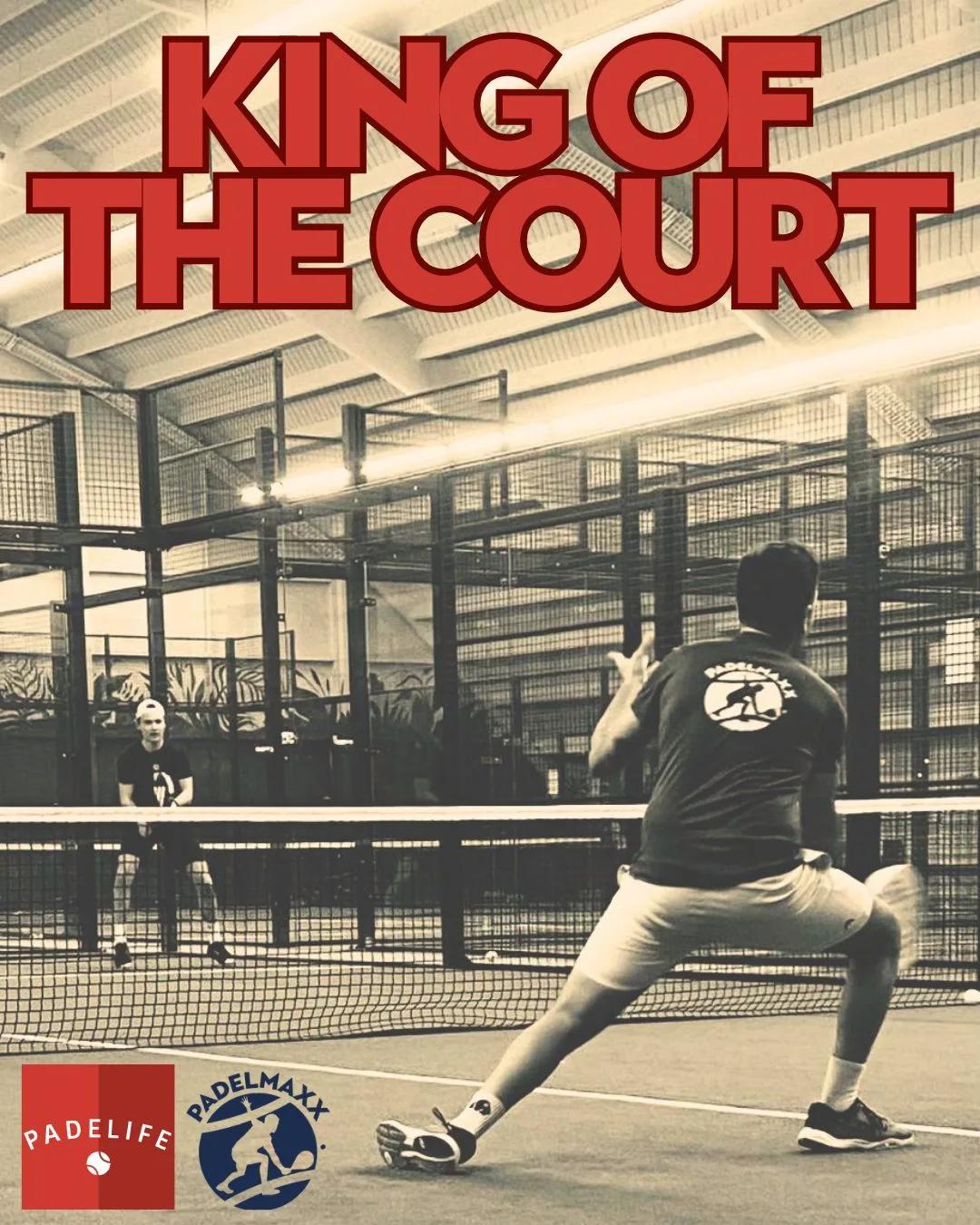 Logo King of the court KNLTB level 6-7 begeleid door PadelMAXX trainer