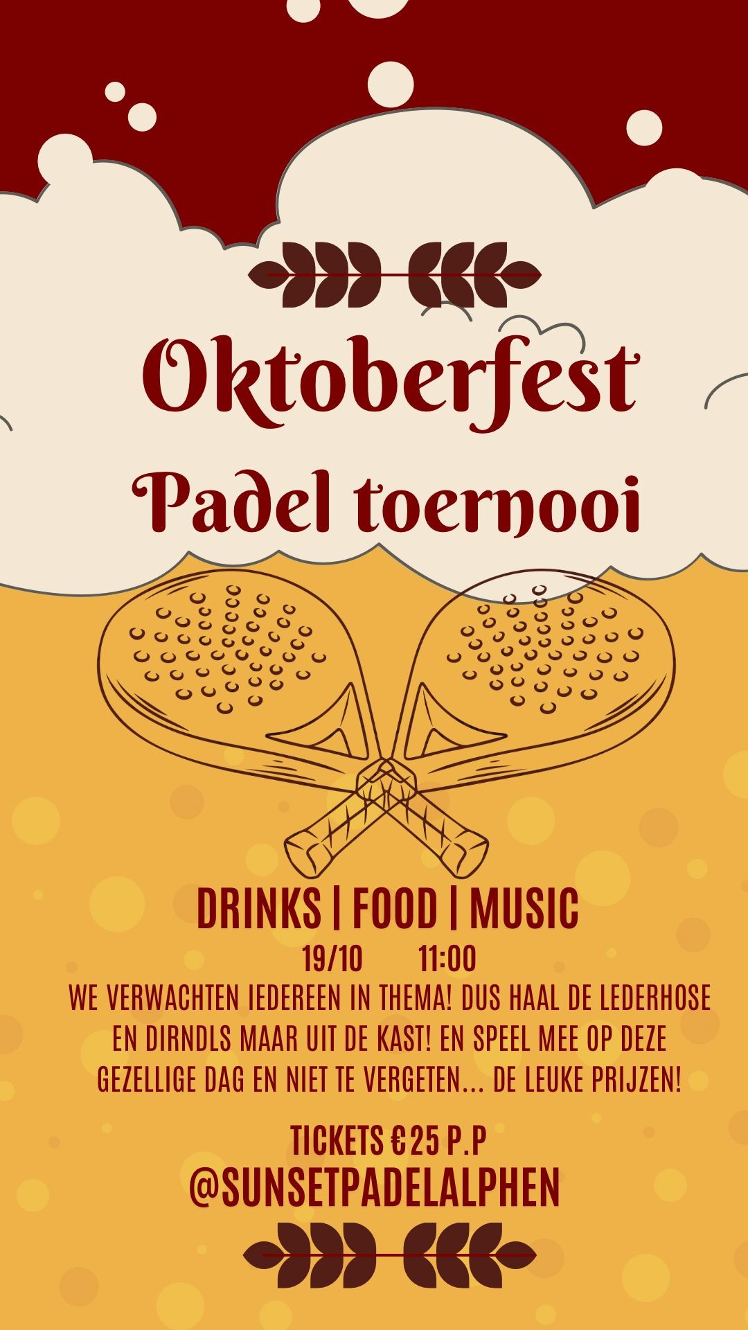 Logo Oktoberfest Padel Toernooi