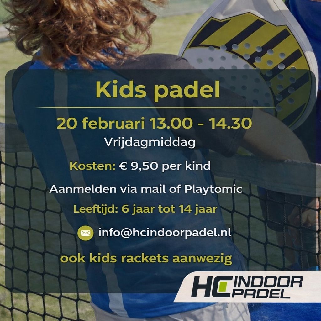 Logo Kids vakantie padel