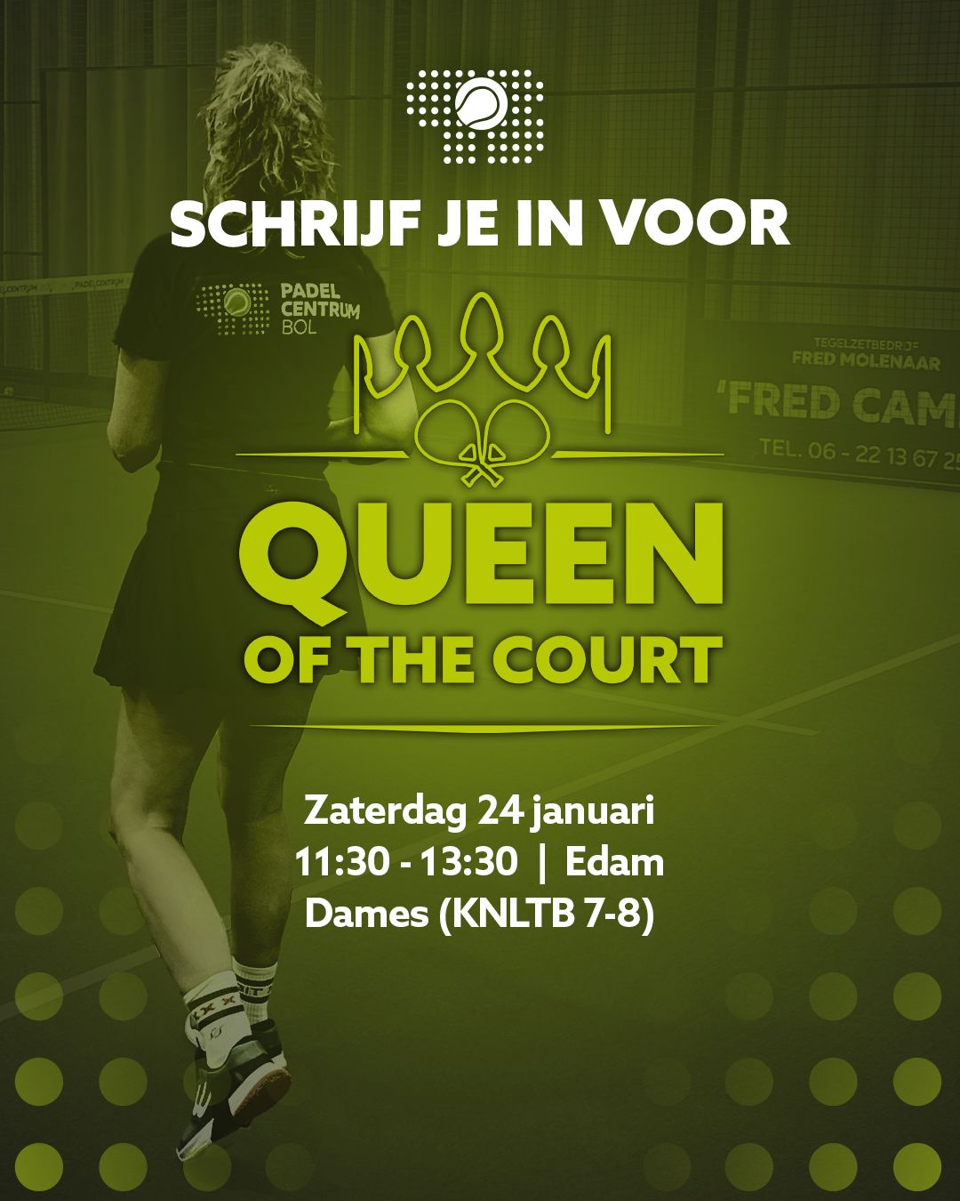 Logo 🏆Queen of the Court (KNLTB 7-8) 🏆