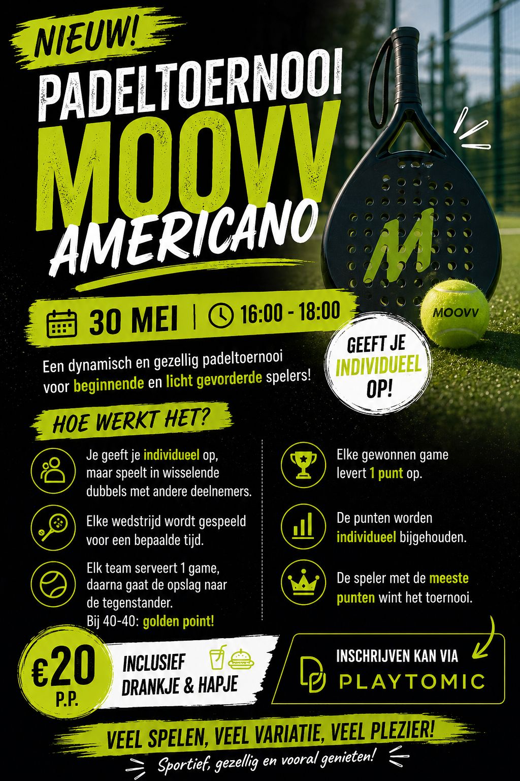 Logo Padeltoernooi Moovv Americano