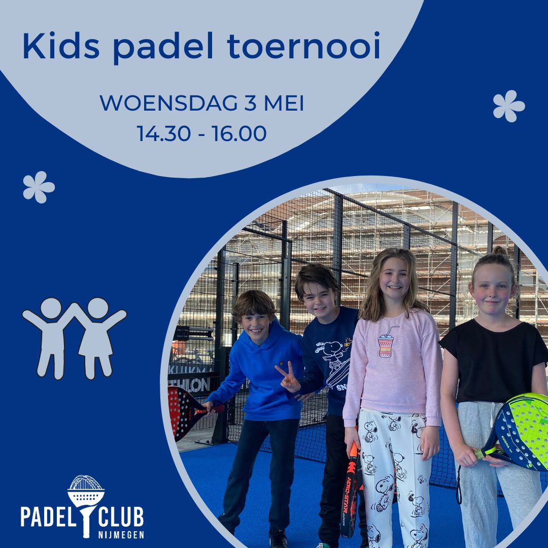 Logo Kids padel toernooi