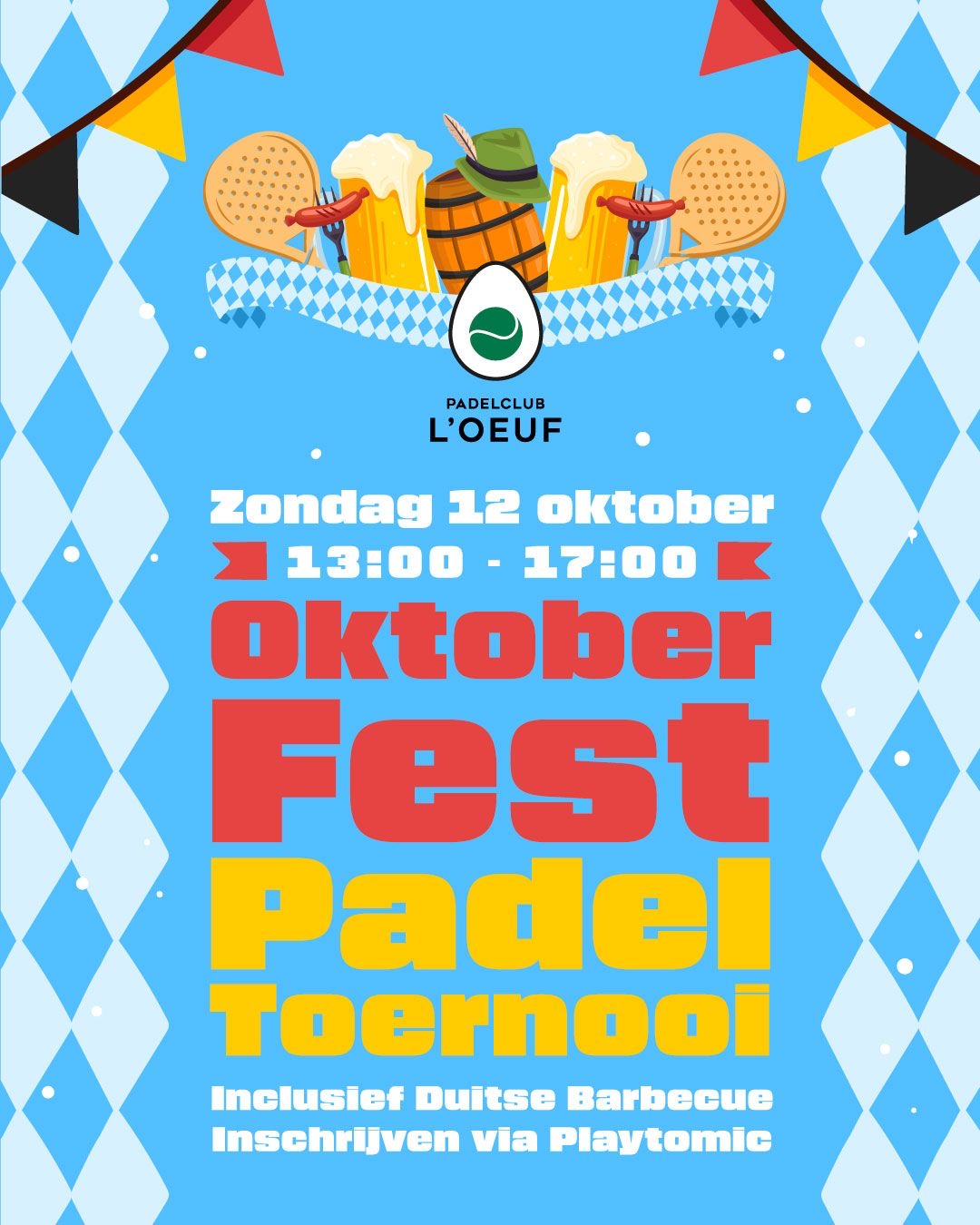 Logo L'Oeuf Oktoberfest toernooi Champions