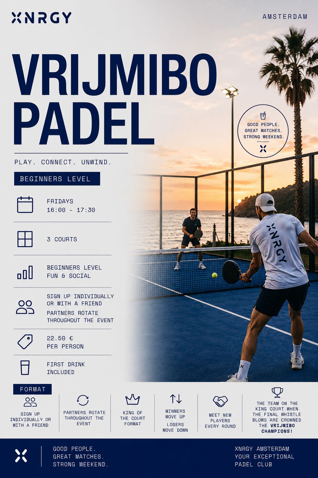 Logo 🍻 VrijMiBo Padel | Beginners 