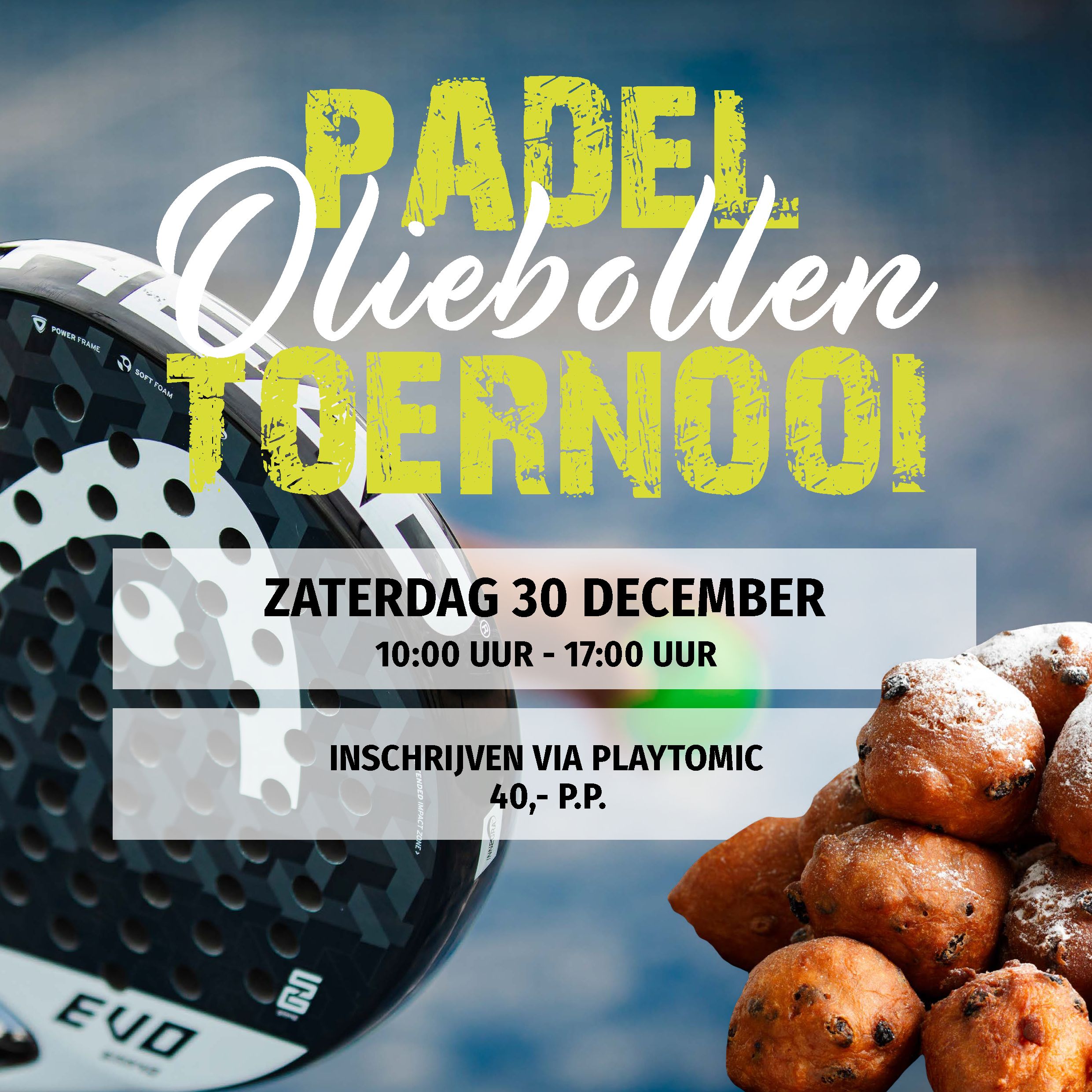 Padel-Oliebollen toernooi