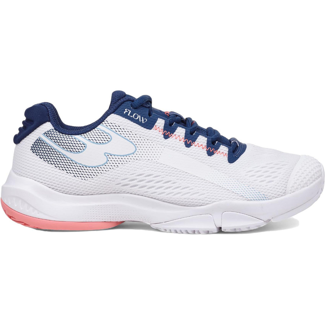 Bullpadel Flow 25 V (Wit/Blauw/Roze)