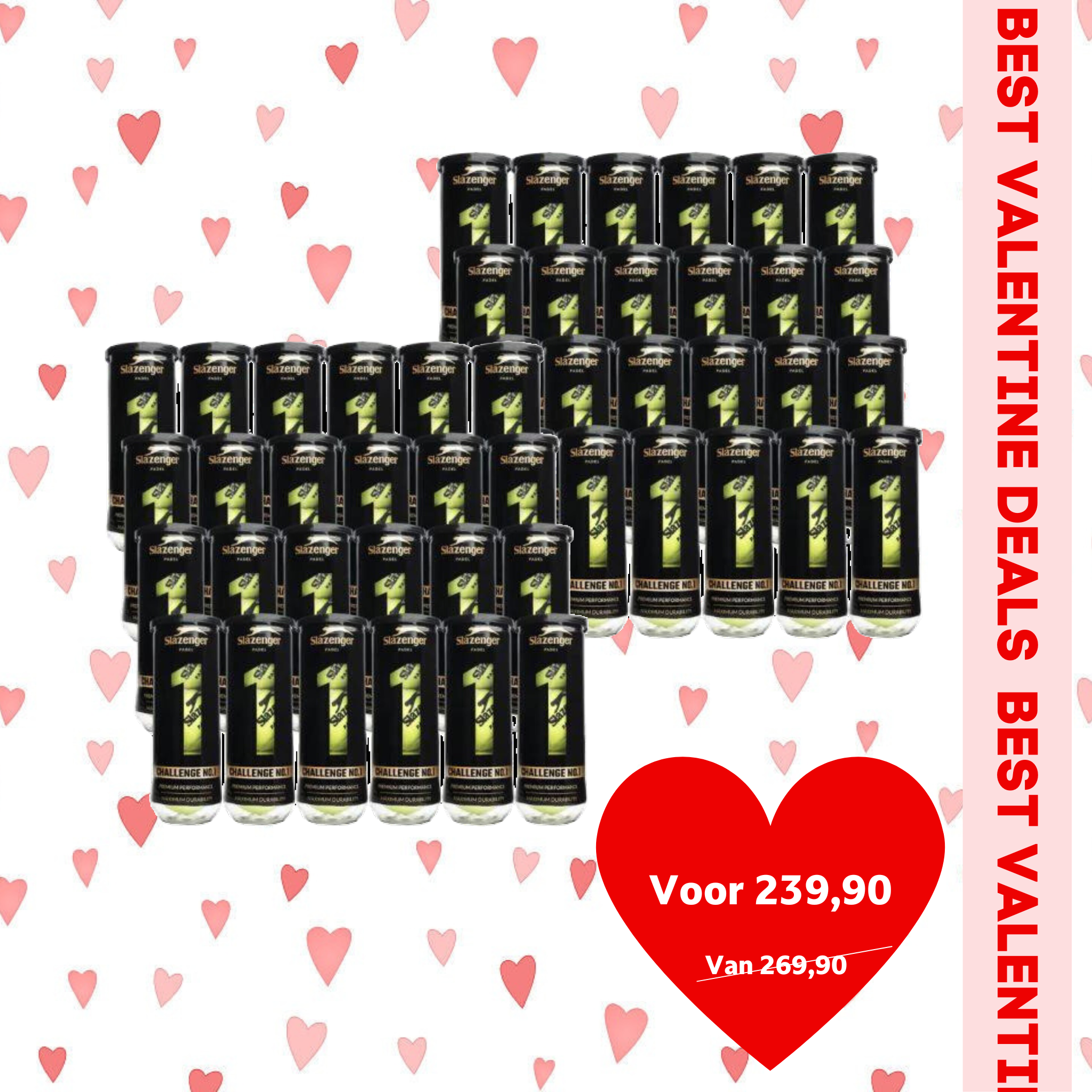 2 boxes Slazenger Balls (24 x 3 pieces) | Valentine Deals