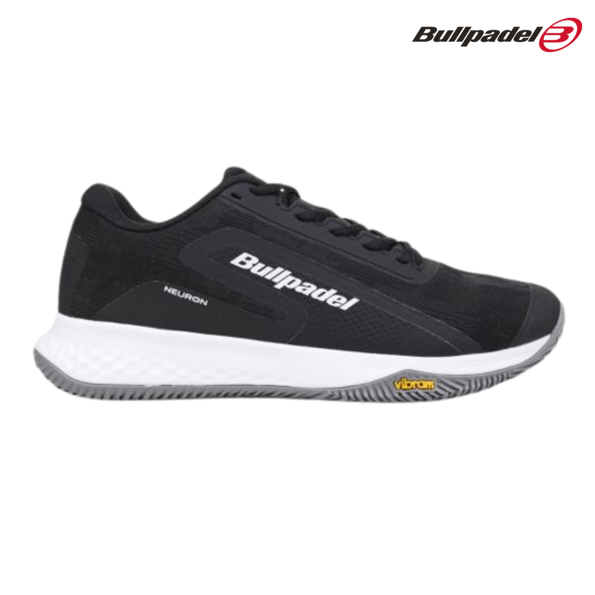 Bullpadel Neuron Vibram 25V Black | Padel Shoes